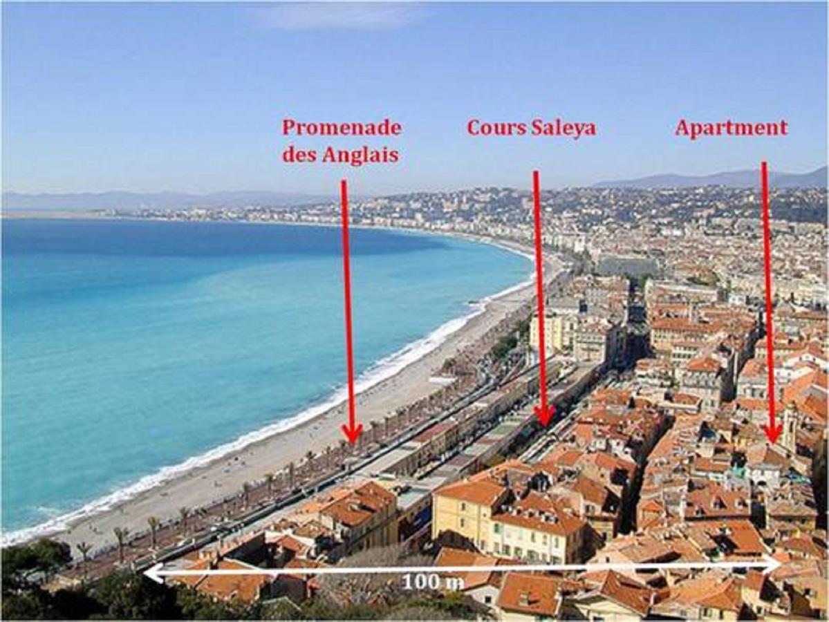 Angle Droit- Loft Charmant Et Atypique, Climatisation, Vieux-Nice Eksteriør bilde