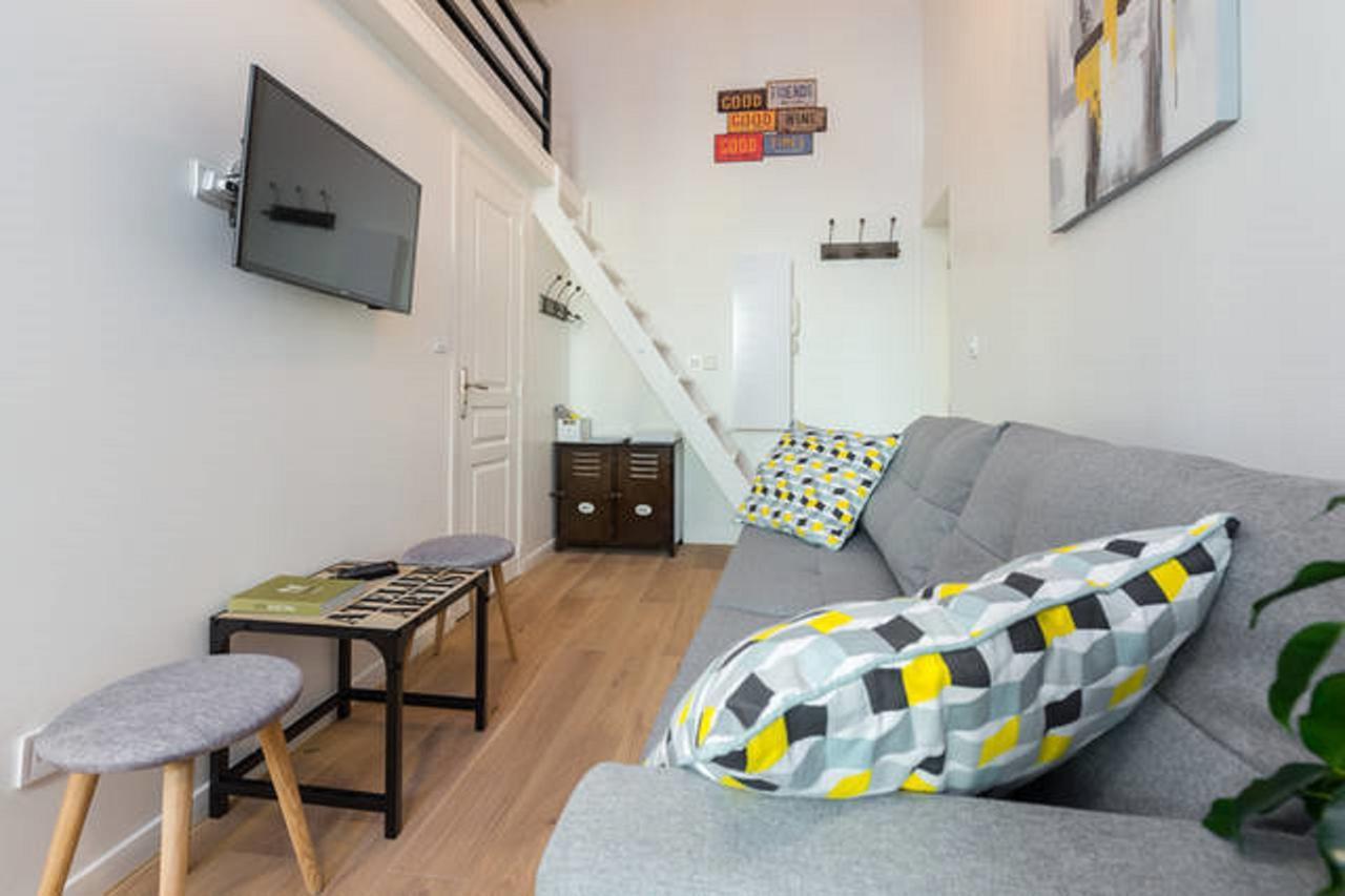 Angle Droit- Loft Charmant Et Atypique, Climatisation, Vieux-Nice Eksteriør bilde