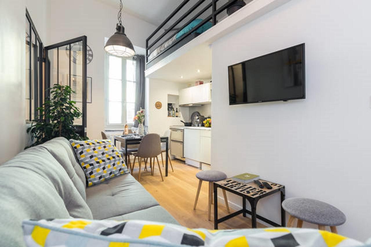 Angle Droit- Loft Charmant Et Atypique, Climatisation, Vieux-Nice Eksteriør bilde